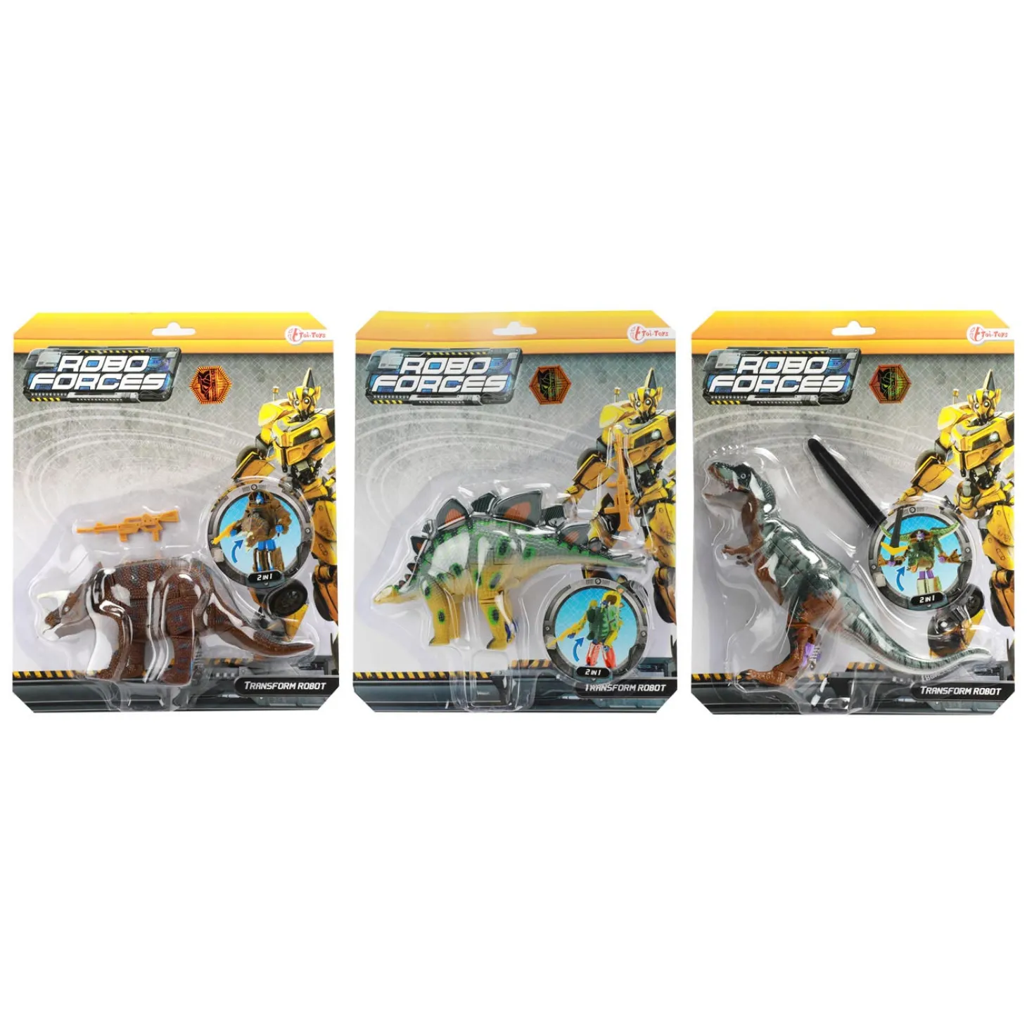 Roboforces Veranderrobot Dino, 17cm