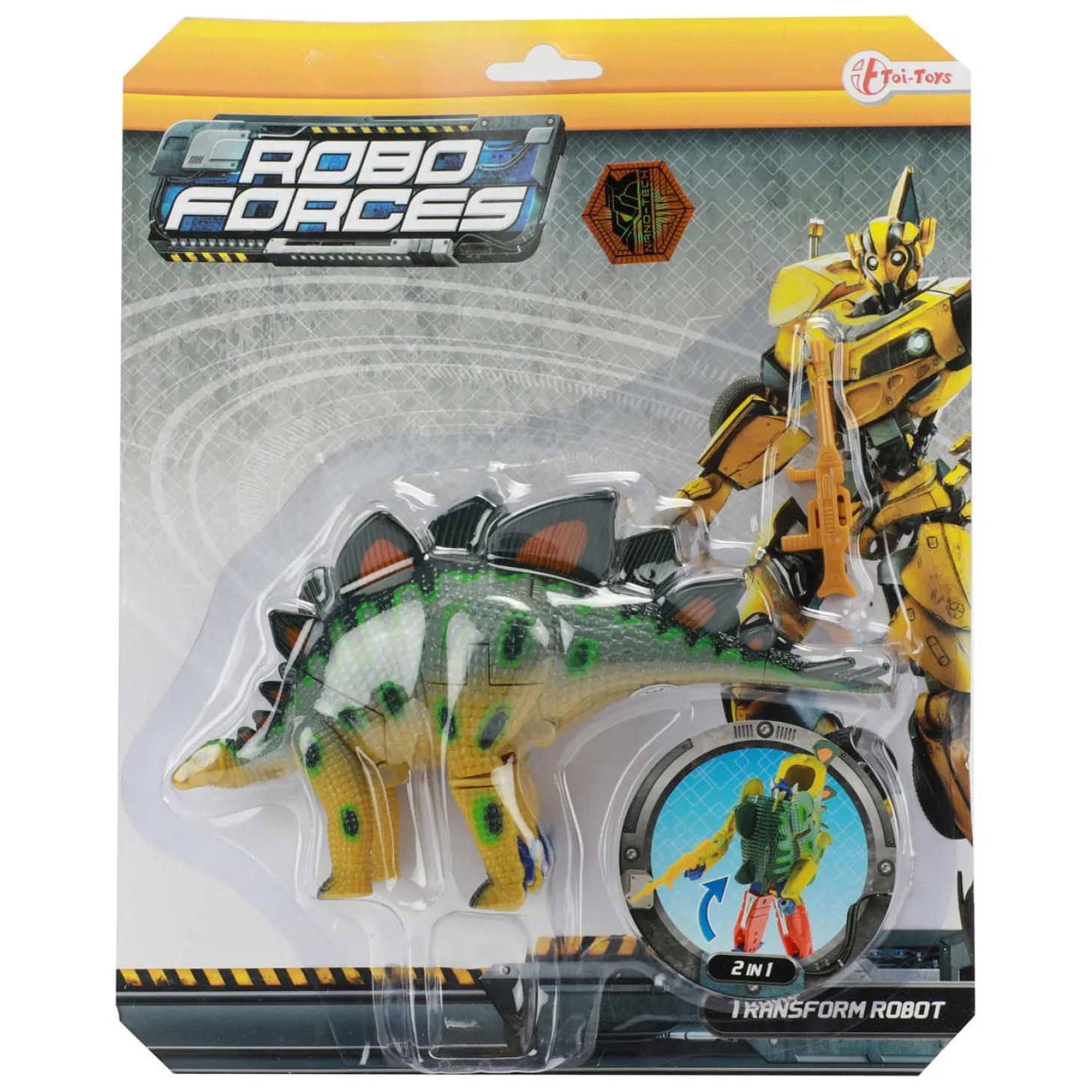 Roboforces Veranderrobot Dino, 17cm