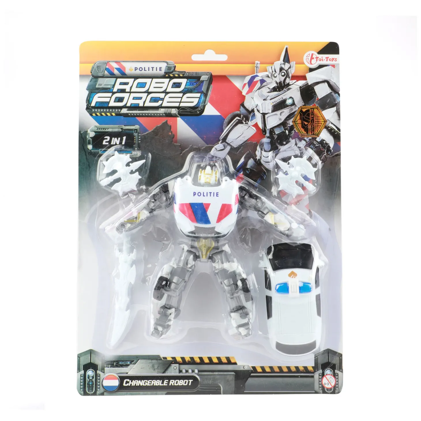 Roboforces Veranderrobot Politieauto
