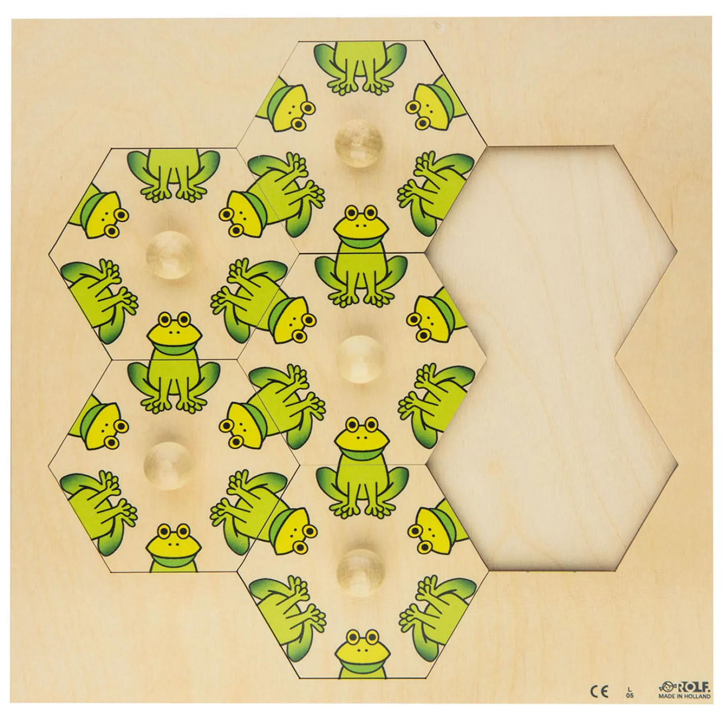 Rolf - Carrousel Legpuzzel Kikker, 7st.