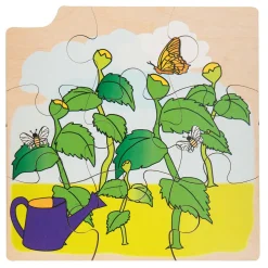 Rolf - Groei en 4 Lagenpuzzel Zonnebloem - 36st.