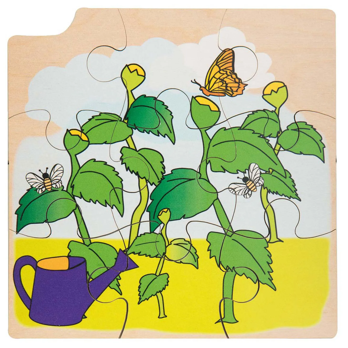 Rolf - Groei en 4 Lagenpuzzel Zonnebloem - 36st.