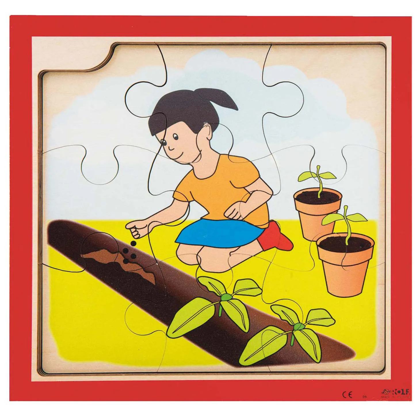 Rolf - Groei en 4 Lagenpuzzel Zonnebloem - 36st.