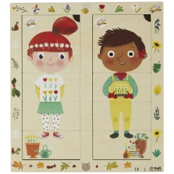 Rolf - Houten Aankleedpuzzel Seizoenen