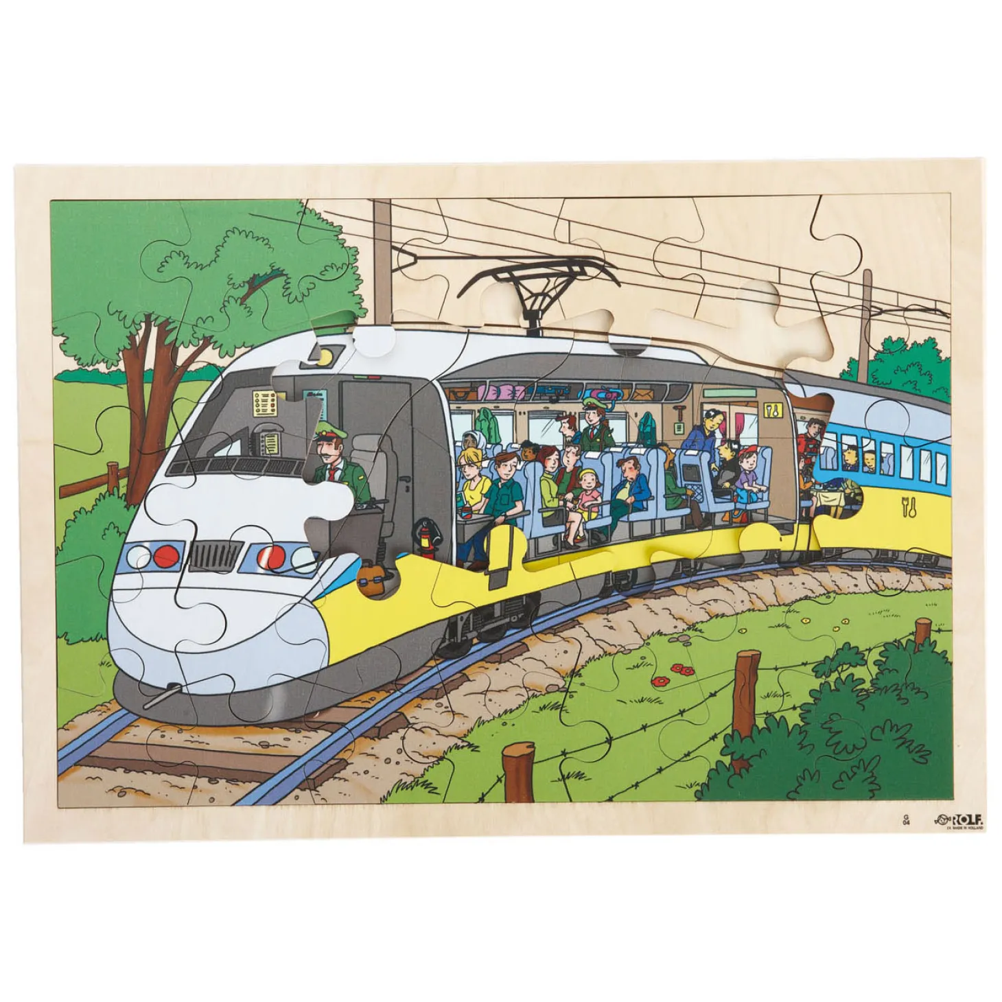 Rolf - Houten Inkijkpuzzel, 60st.