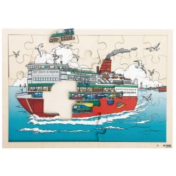 Rolf - Houten Inkijkpuzzel Ferry - 60st.