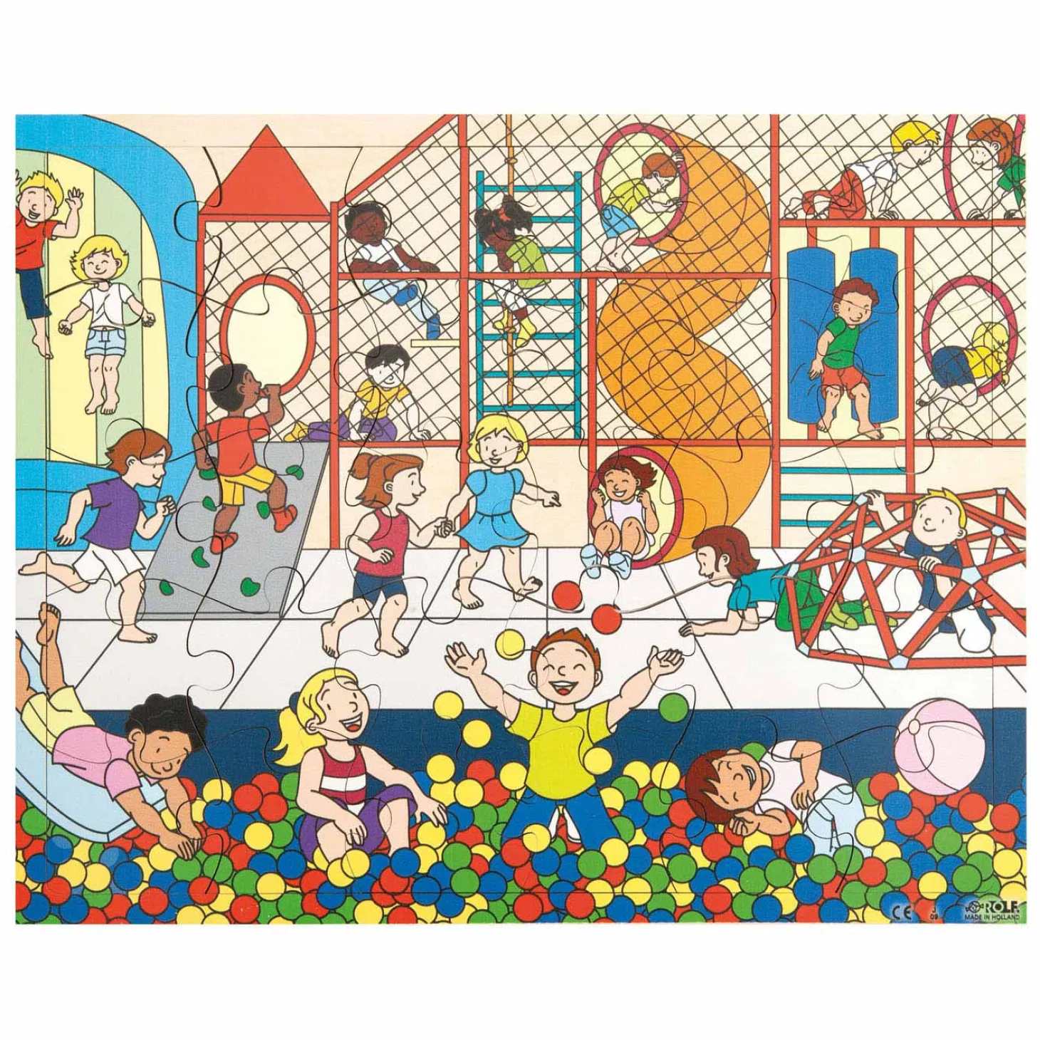 Rolf - Houten Legpuzzel Ballenbad, 30st.