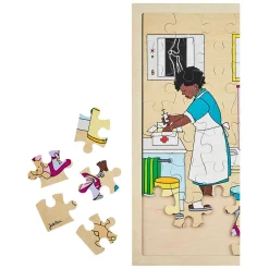 Rolf - Houten Legpuzzel Eerste Hulp, 64st.