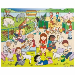 Rolf - Houten Legpuzzel Kinderboerderij, 30st.