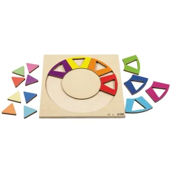 Rolf - Houten Reliefpuzzel Ontdek de Kleur en Vorm - 2st.