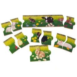 Rolf - Houten Vloerpuzzel Zonder Eind Voorjaarsdieren