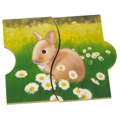 Rolf - Houten Vloerpuzzel Zonder Eind Voorjaarsdieren