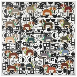 Rolf - Houten Vormenpuzzel Hondenfamilie, 20st.