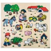 Rolf - Noppenpuzzel Hout Boerderij, 13st.