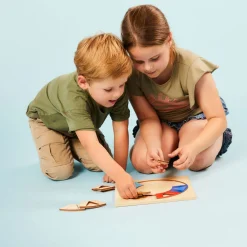 Rolf - Relief Puzzel Ontdek de kleur en Vorm Regenboogkring, 16st.