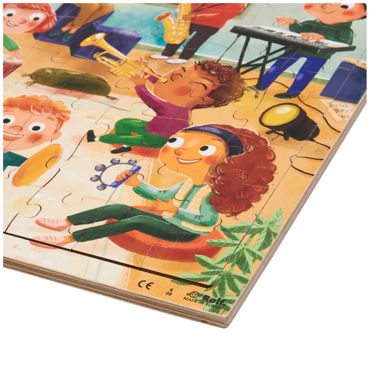 Rolf Connect - Houten Legpuzzel de Band, 81st.