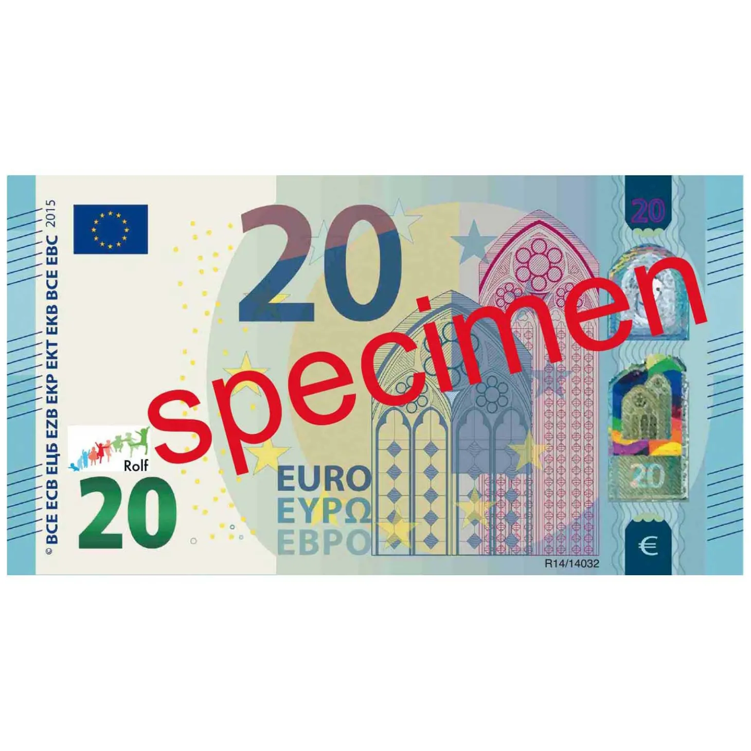 Rolf More - Bankbiljet 20 Euro - 100st.
