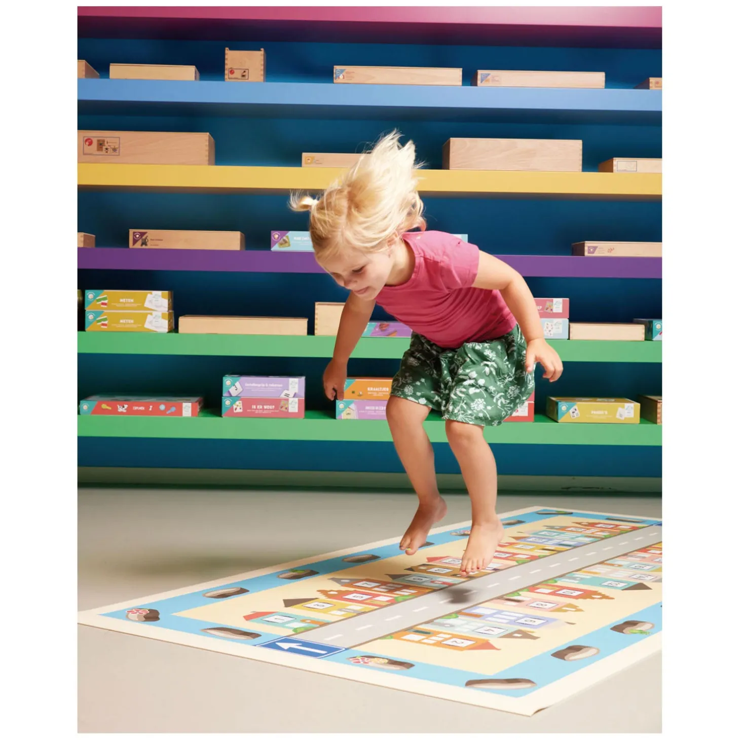 Rolf More - Getallen Springen Speelmat, 200cm