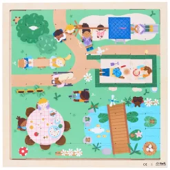 Rolf More - Houten Puzzel Spelen met Oppervlakte