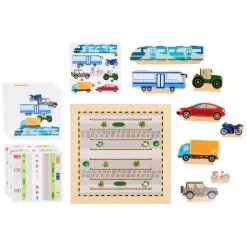 Rolf More - Houten Puzzelplank Verkeer, 8st.