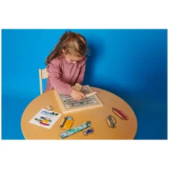 Rolf More - Houten Puzzelplank Verkeer, 8st.