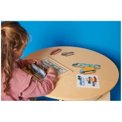 Rolf More - Houten Puzzelplank Verkeer, 8st.