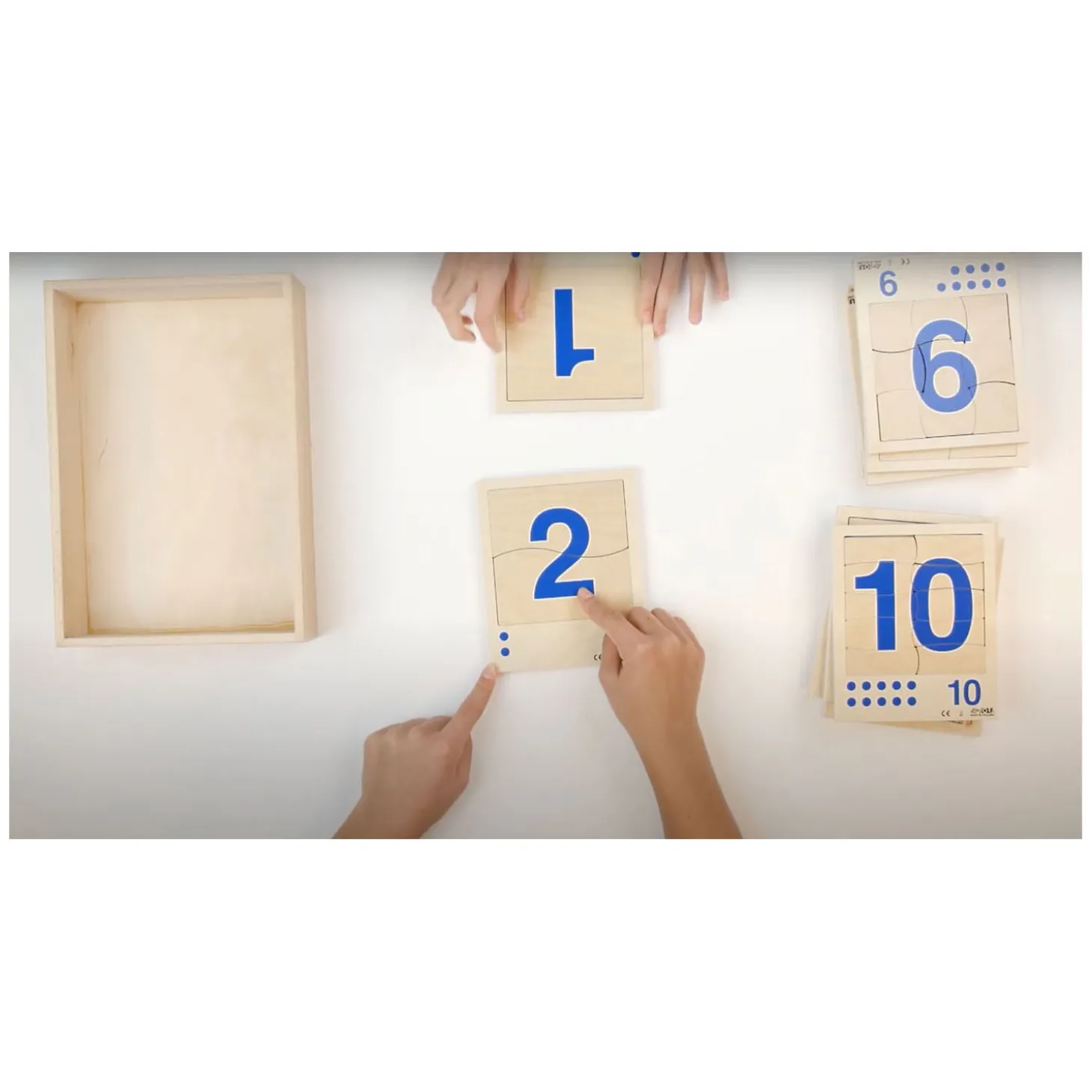 Rolf Originals - Cijferpuzzels Hout in Kist