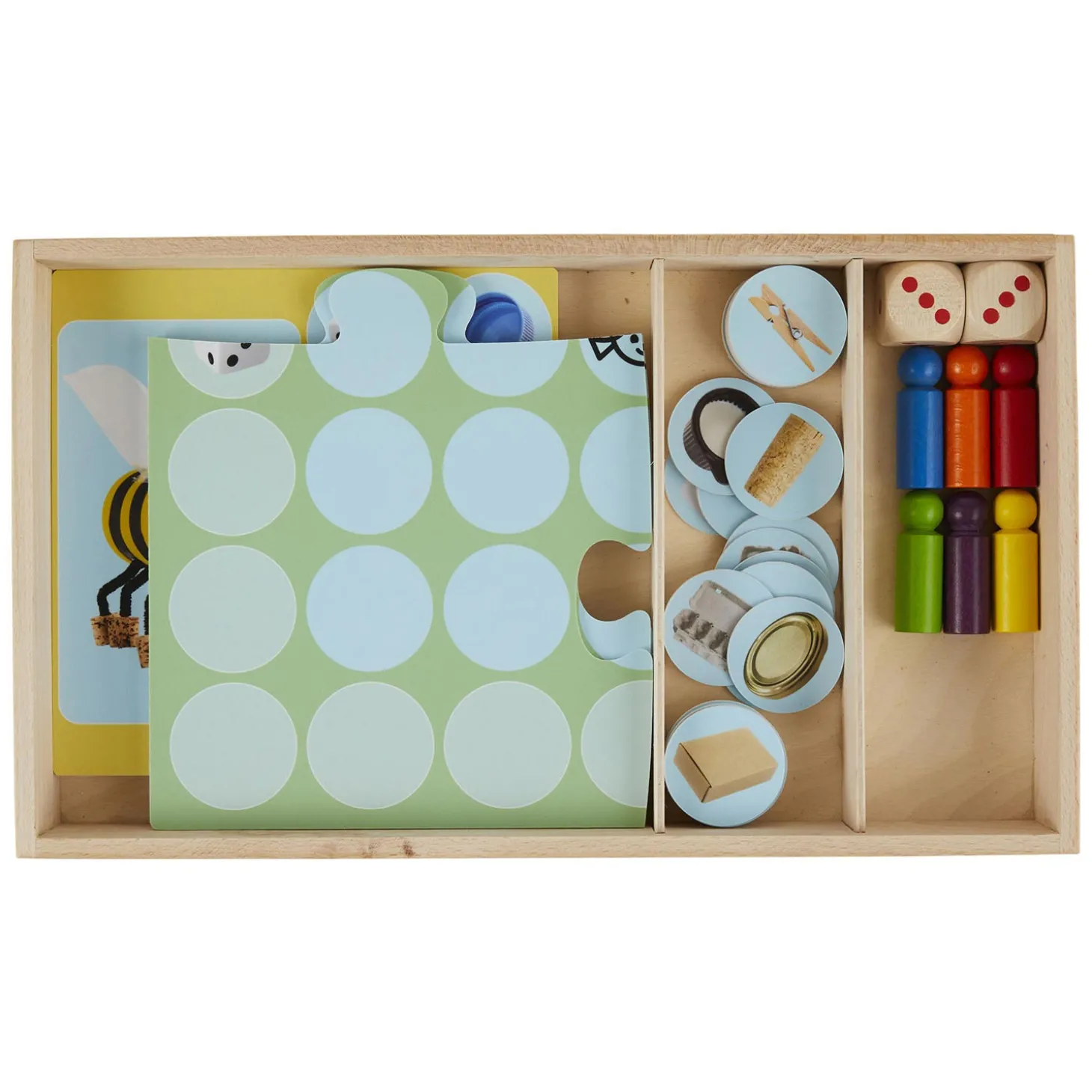 Rolf Originals - Recyclebeesten Kinderspel in Houten Box