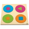 Rolf Relief - Puzzel Ontdek de kleur Circkels en Vormen, 8st.