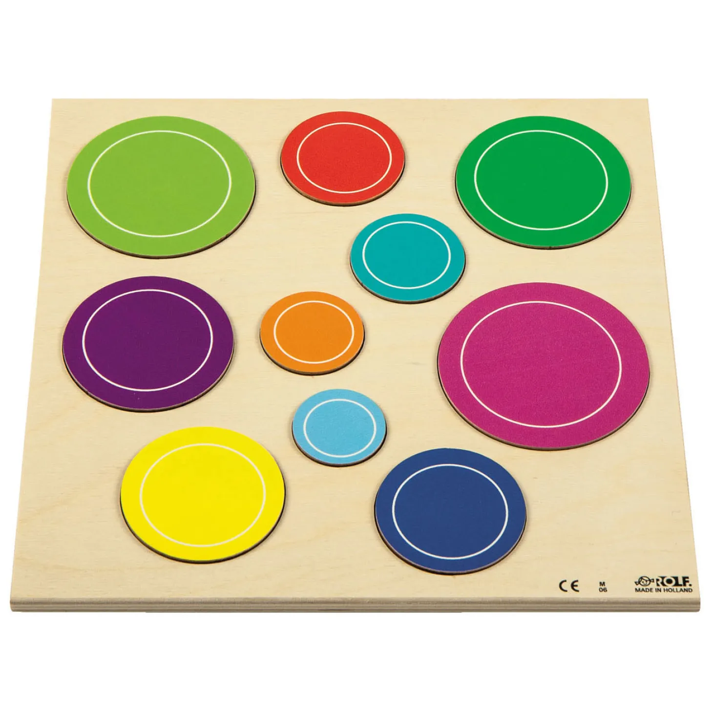 Rolf Relief - Puzzel Ontdek de Grootte Bubbels, 10st.