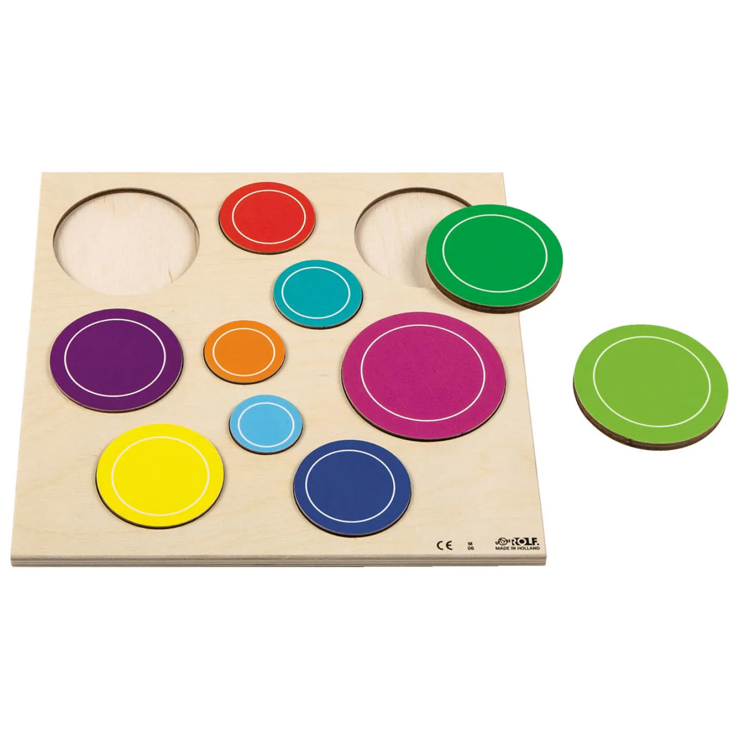 Rolf Relief - Puzzel Ontdek de Grootte Bubbels, 10st.