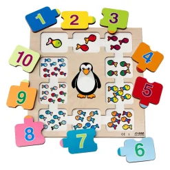 Rolf Relief Puzzel 10 Kleine Visjes, 10st.