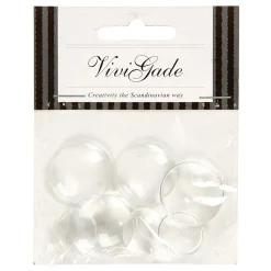 Ronde Cabochons met Platte Achterkant, 8st.