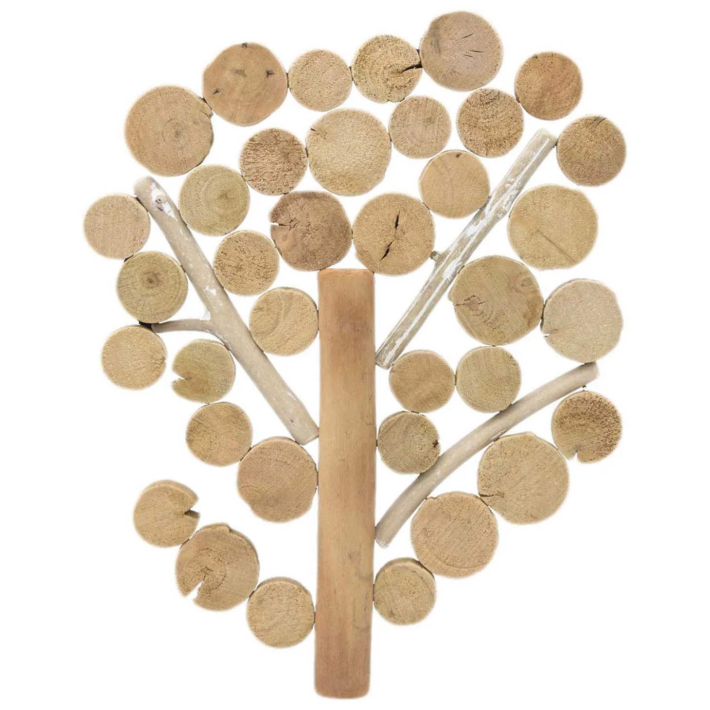 Ronde Houtschijfjes Klein - 1 kg