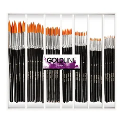 Ronde Penselen - 7 maten, 84st.