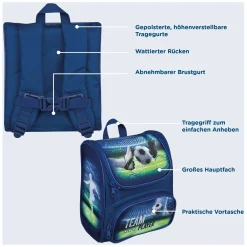 Rugzak Blauw - Voetbal