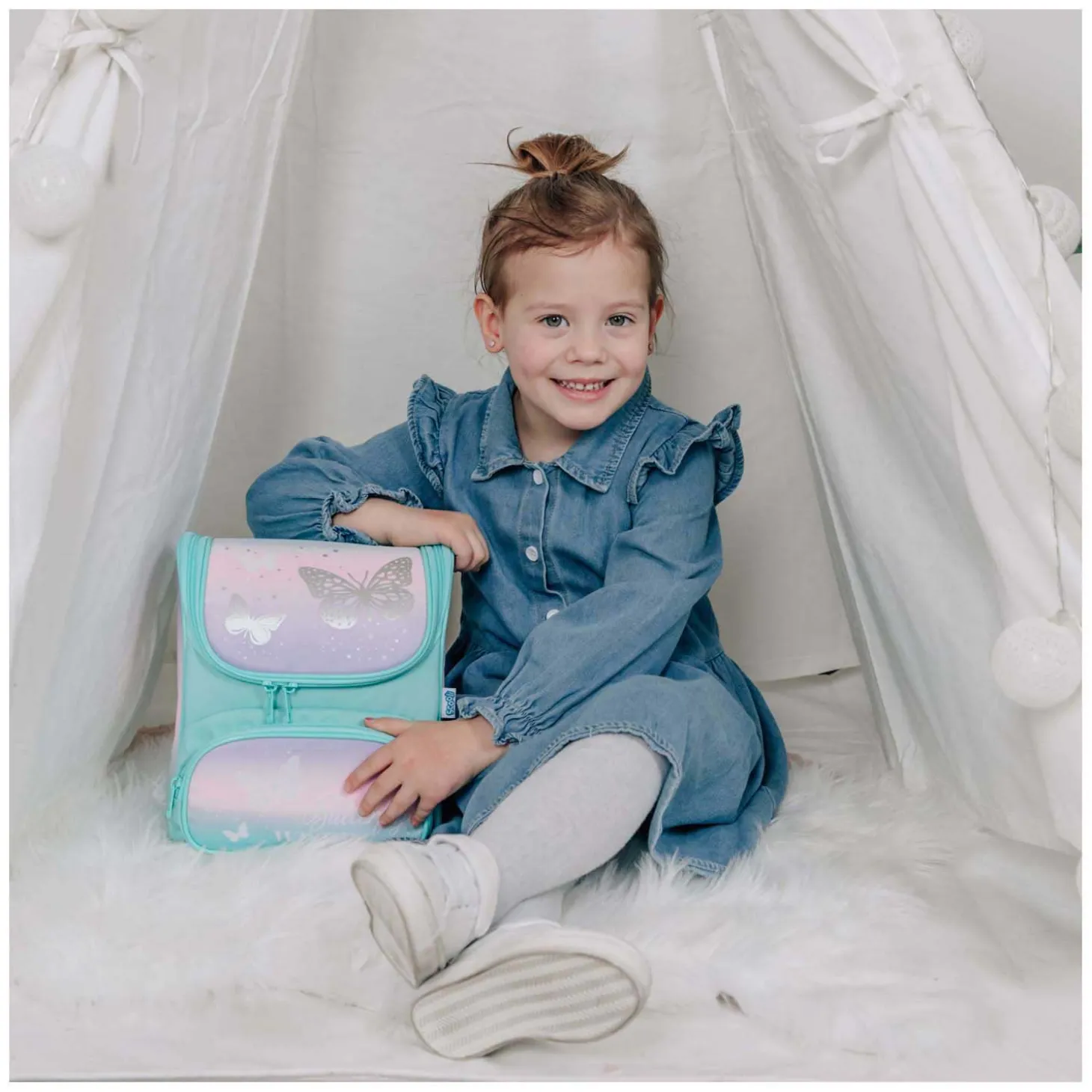 Rugzak Groen - Butterfly Wishes