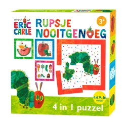 Rupsje Nooitgenoeg Puzzel, 4in1