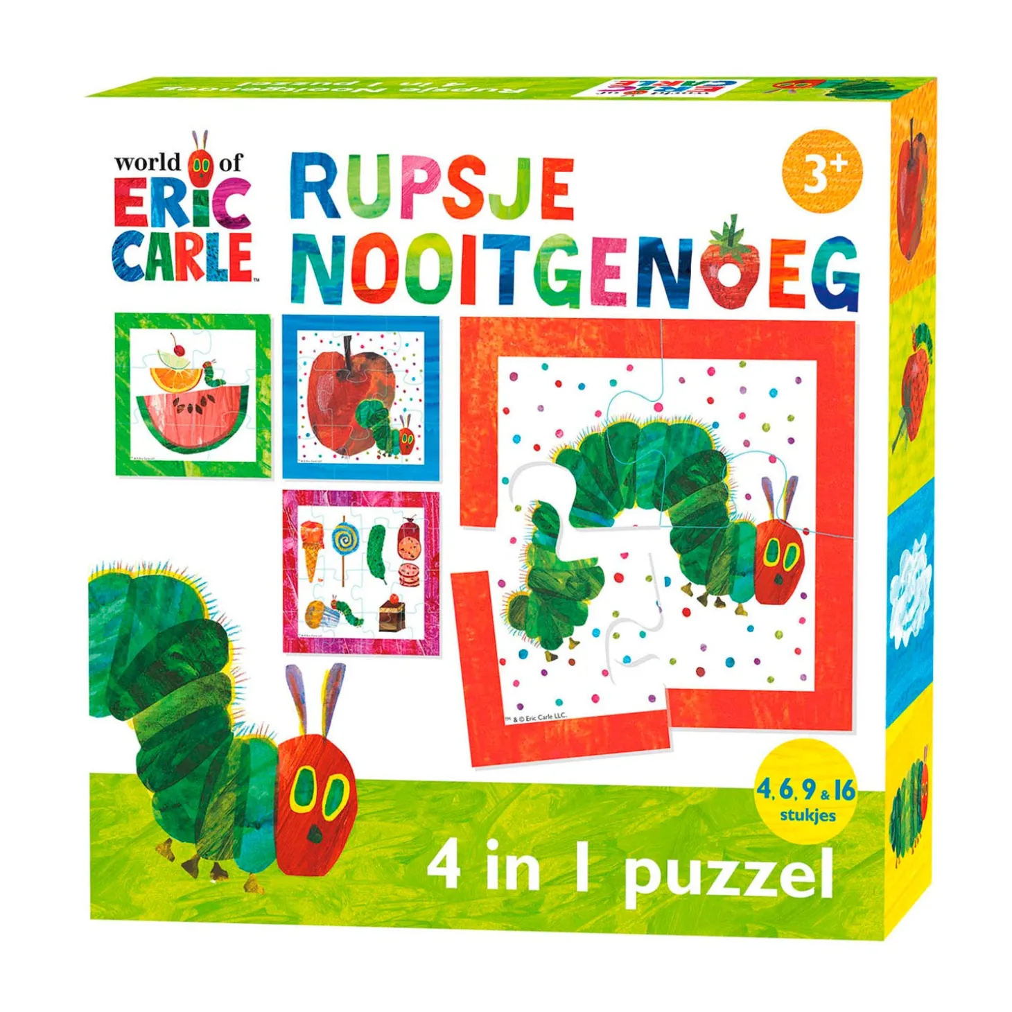 Rupsje Nooitgenoeg Puzzel, 4in1