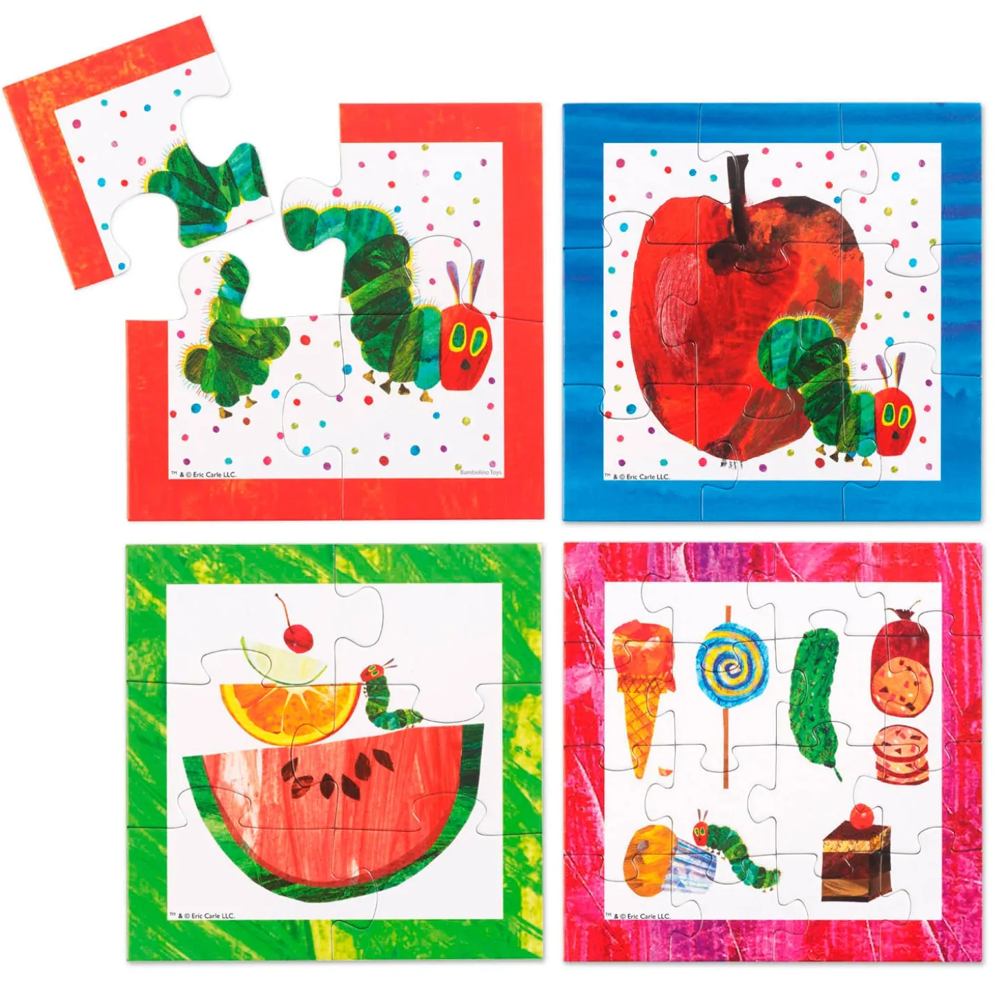 Rupsje Nooitgenoeg Puzzel, 4in1