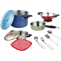 RVS Pannenset met Toebehoren, 11dlg.