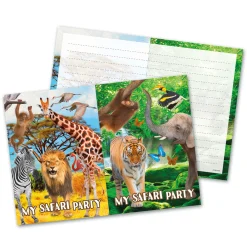 Safari Uitnodigingen, 8st.