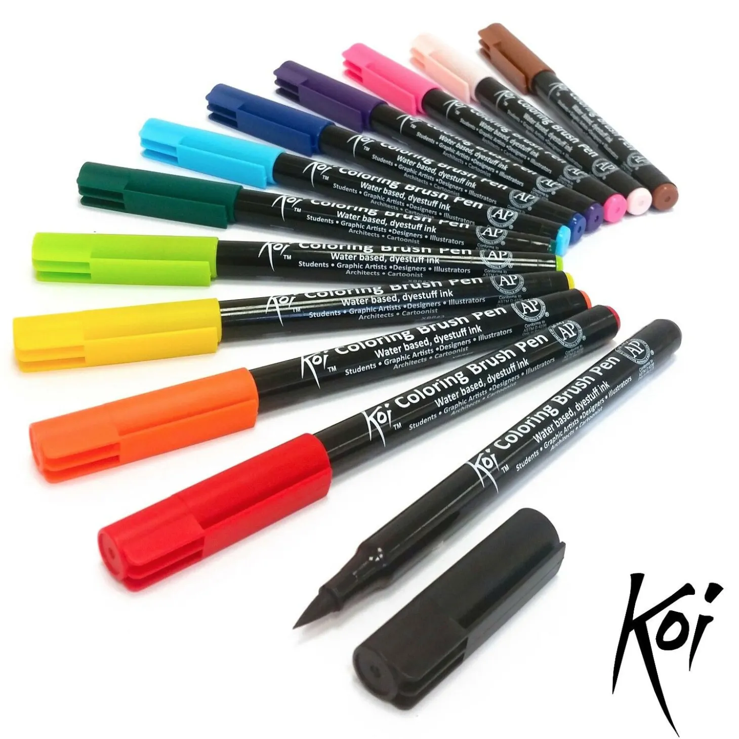 Sakura Koi Color Brush Penseelstiften Set, 12dlg.