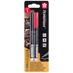 Sakura Permapaque Fijn Set, Zwart En Rood