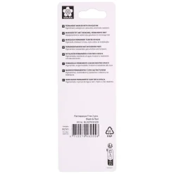 Sakura Permapaque Fijn Set, Zwart En Rood