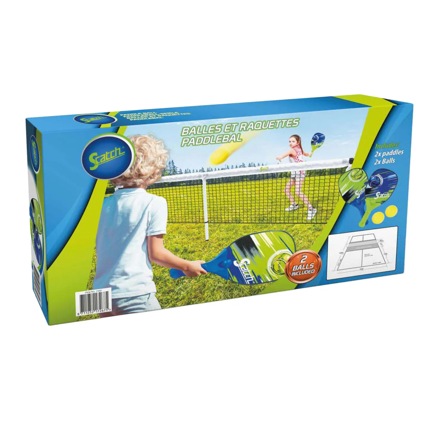 Scatch Paddleball Set, 4dlg.