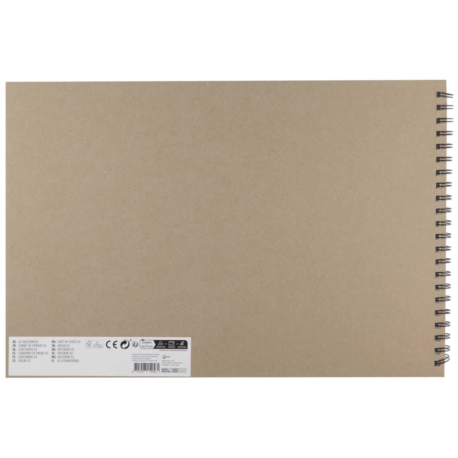 Schetsboek A3, 40 Vellen