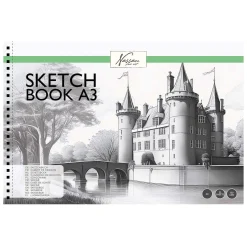 Schetsboek A3 met Scheurlijn, 130grams