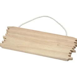 Schild Naambord Hout met Ophangkoord