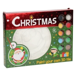 Schilder je eigen Kerst 3D-tegel